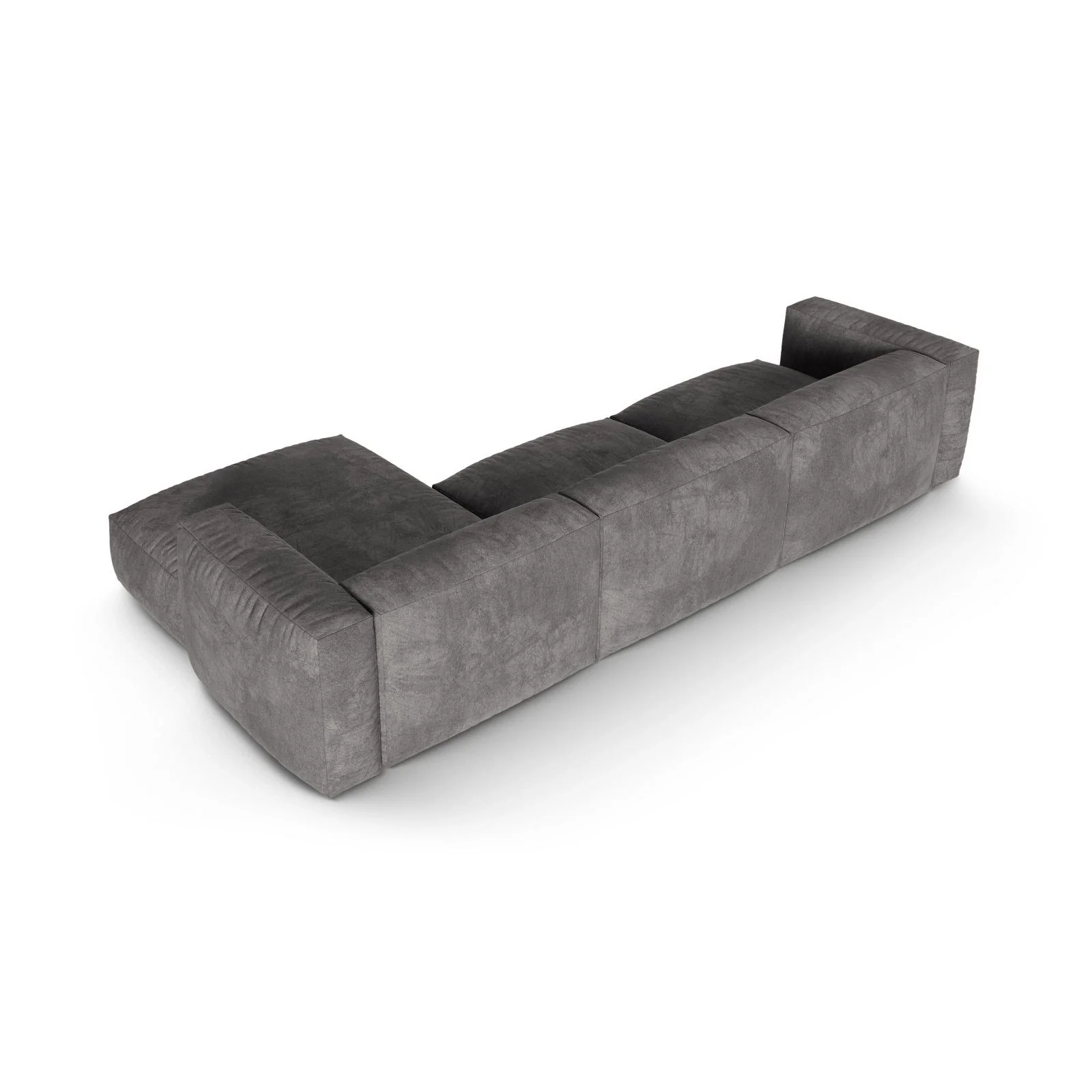 Martina modulares Ecksofa, Rechte Seite, Sitztiefe 90 cm, aus Samt, Cord, Boucle oder Strukturstoff, 330x176 cm - Image 35