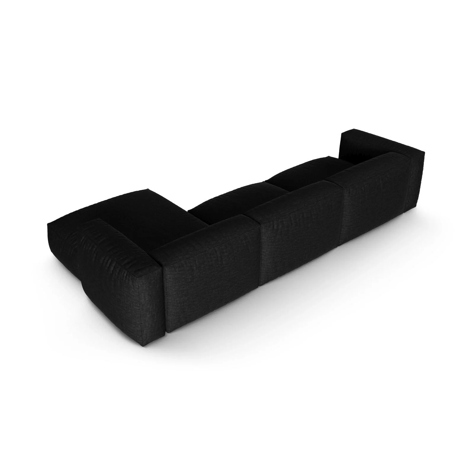 Martina modulares Ecksofa, Rechte Seite, Sitztiefe 90 cm, aus Samt, Cord, Boucle oder Strukturstoff, 330x176 cm - Image 59