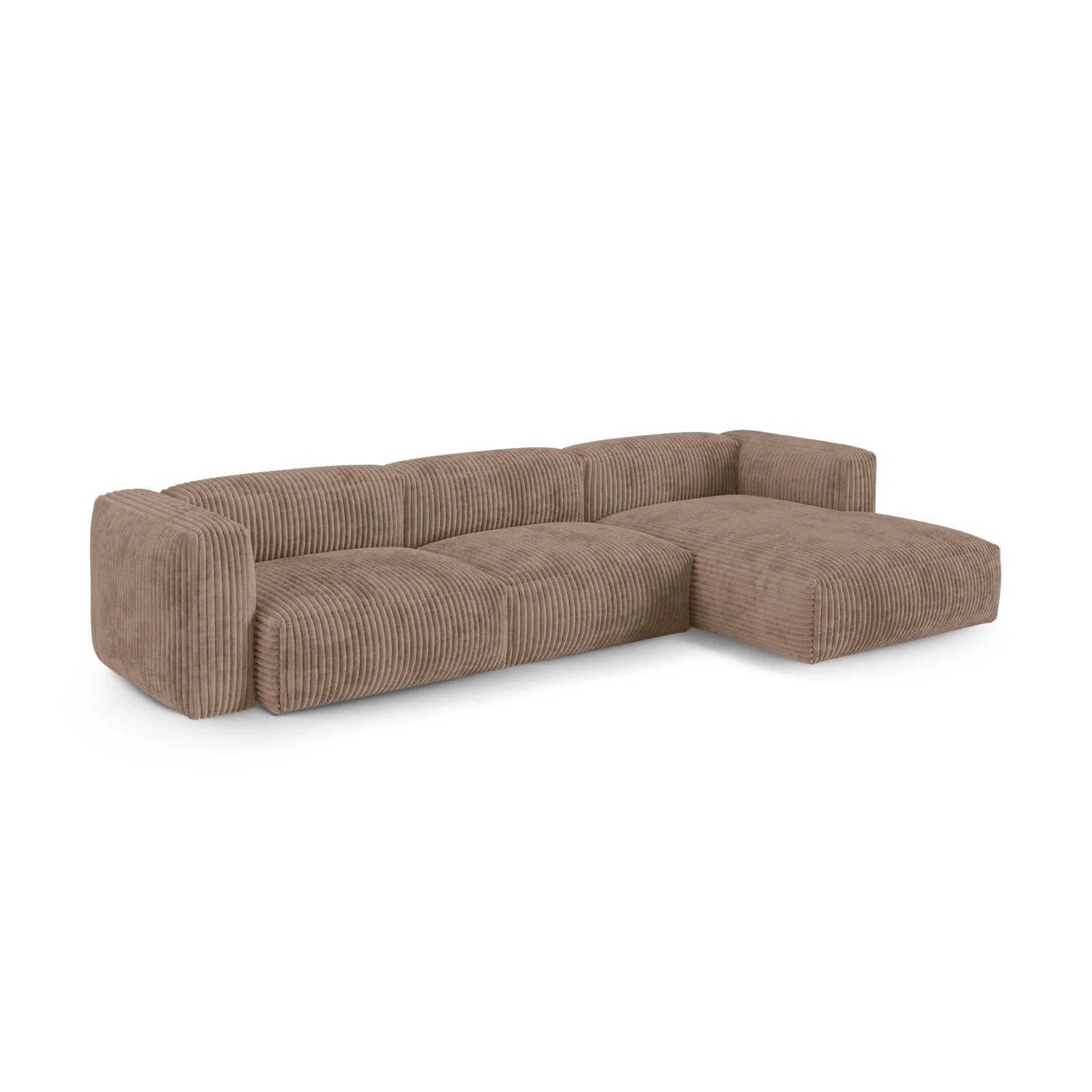 Martina modulares Ecksofa, Rechte Seite, Sitztiefe 90 cm, aus Samt, Cord, Boucle oder Strukturstoff, 330x176 cm - Image 87