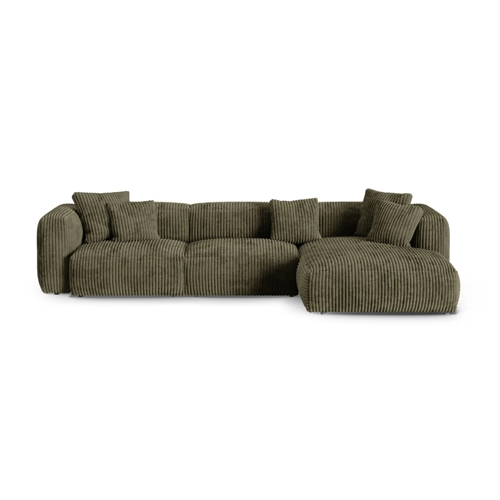 Martina modulares Ecksofa, Rechte Seite, Sitztiefe 90 cm, aus Samt, Cord, Boucle oder Strukturstoff, 330x176 cm - Image 91