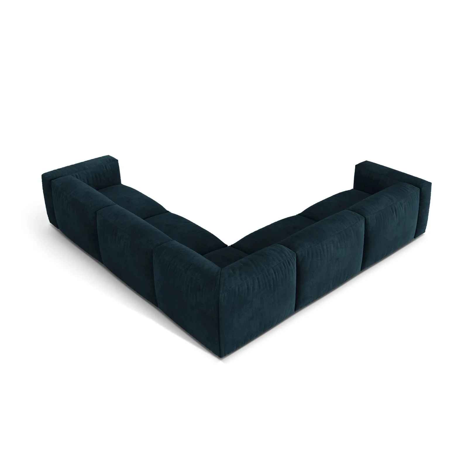 Martina modulares Ecksofa, Symmetrisch, Sitztiefe 76 cm, aus Samt, Cord, Boucle oder Strukturstoff, 316x316 cm - Image 19