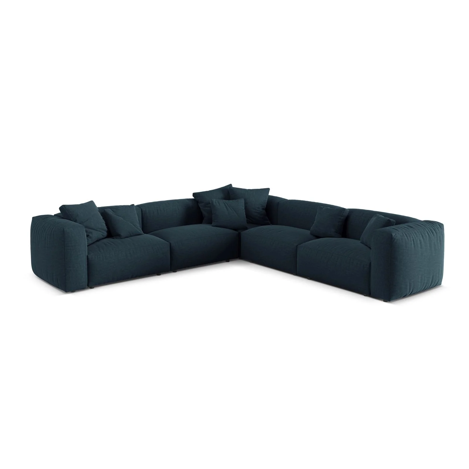 Martina modulares Ecksofa, Symmetrisch, Sitztiefe 76 cm, aus Samt, Cord, Boucle oder Strukturstoff, 316x316 cm - Image 33