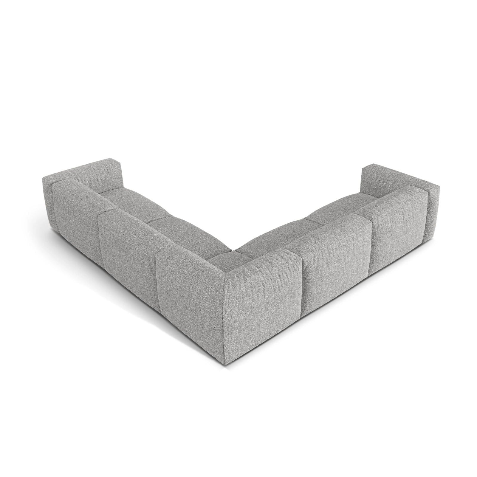 Martina modulares Ecksofa, Symmetrisch, Sitztiefe 76 cm, aus Samt, Cord, Boucle oder Strukturstoff, 316x316 cm - Image 79