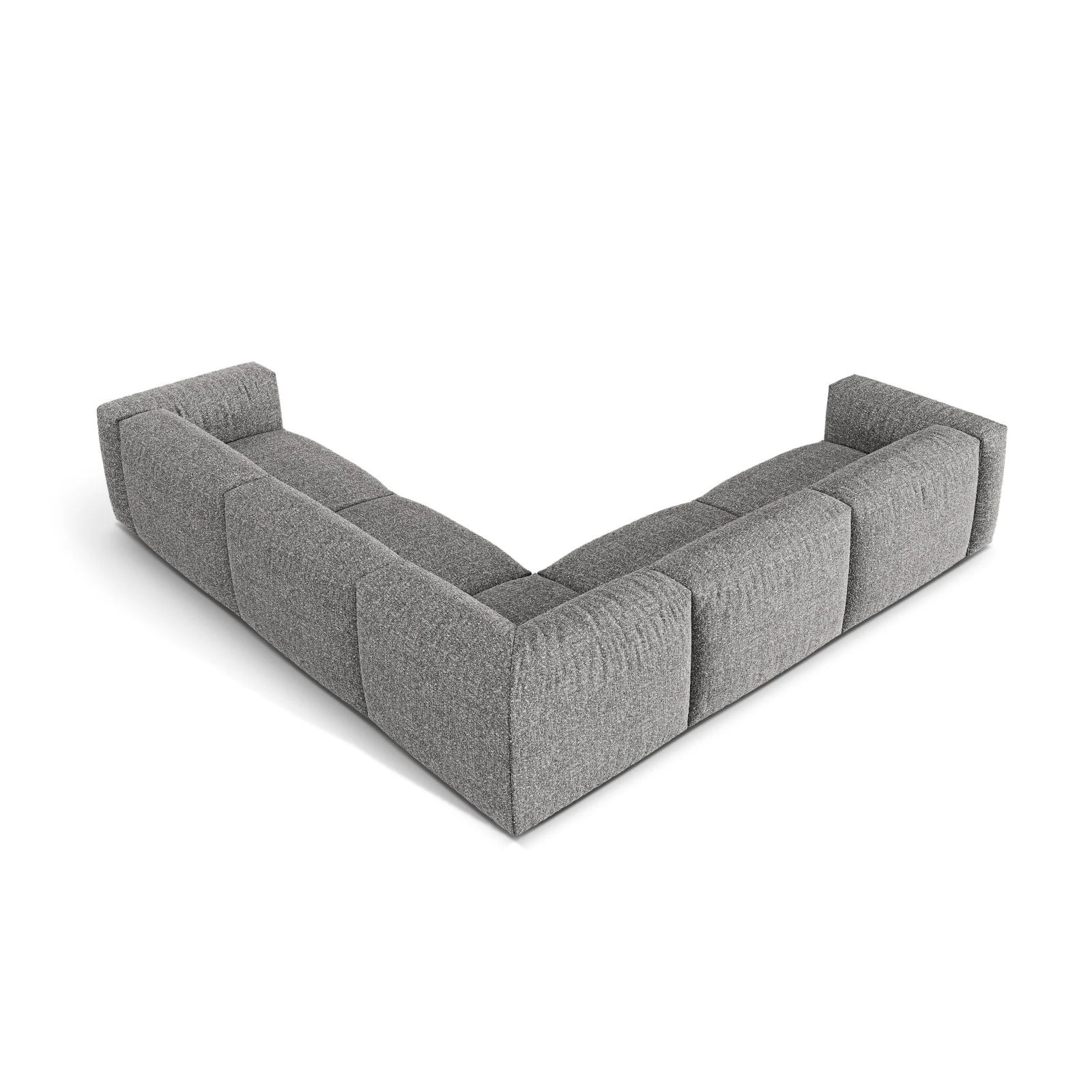 Martina modulares Ecksofa, Symmetrisch, Sitztiefe 76 cm, aus Samt, Cord, Boucle oder Strukturstoff, 316x316 cm - Image 87