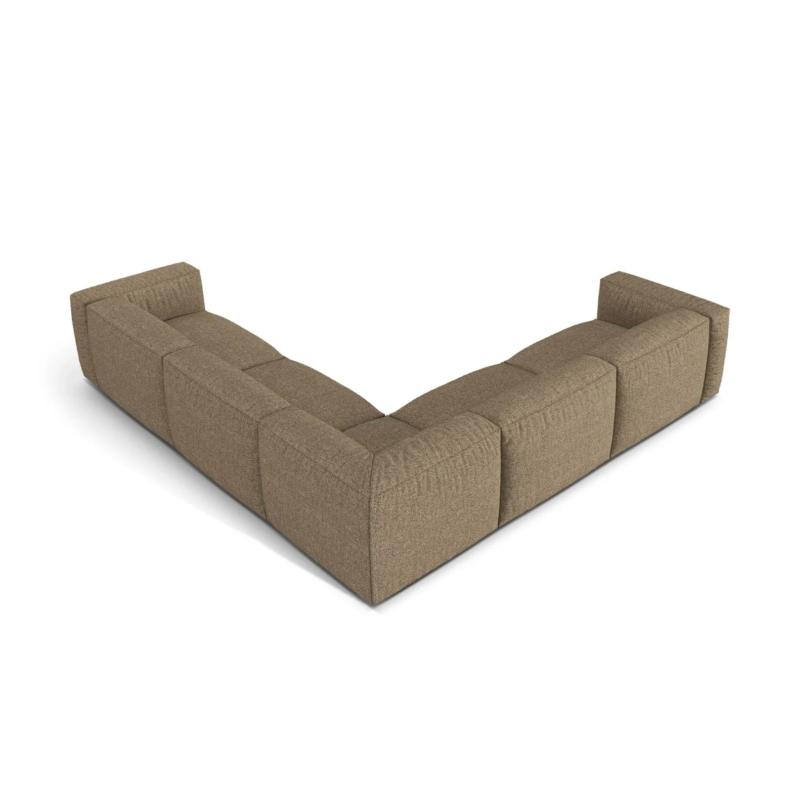 Martina modulares Ecksofa, Symmetrisch, Sitztiefe 76 cm, aus Samt, Cord, Boucle oder Strukturstoff, 316x316 cm - Image 99