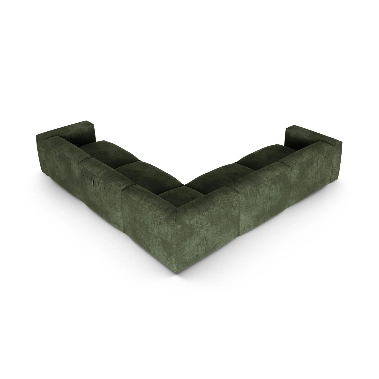 Martina modulares Ecksofa, Symmetrisch, Sitztiefe 90 cm, aus Samt, Cord, Boucle oder Strukturstoff, 330x330 cm - Image 11