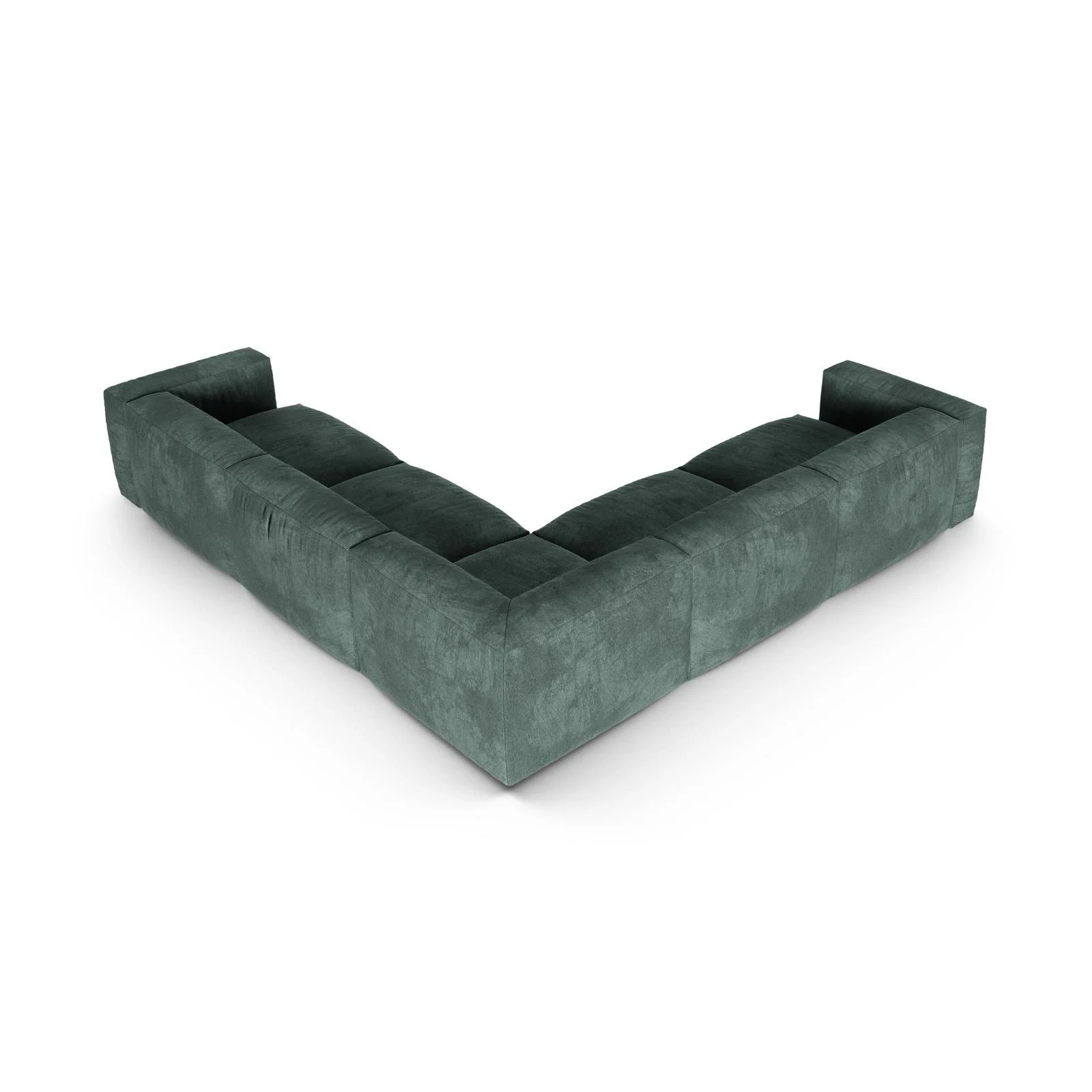 Martina modulares Ecksofa, Symmetrisch, Sitztiefe 90 cm, aus Samt, Cord, Boucle oder Strukturstoff, 330x330 cm - Image 15