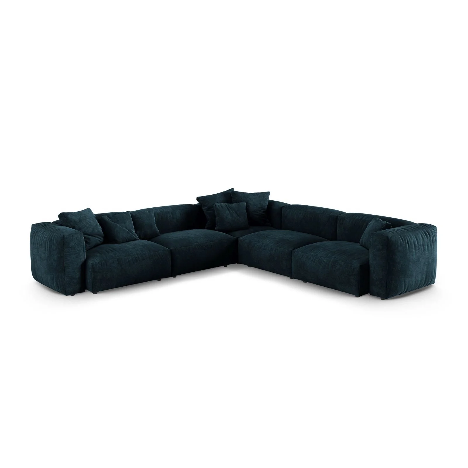 Martina modulares Ecksofa, Symmetrisch, Sitztiefe 90 cm, aus Samt, Cord, Boucle oder Strukturstoff, 330x330 cm - Image 17