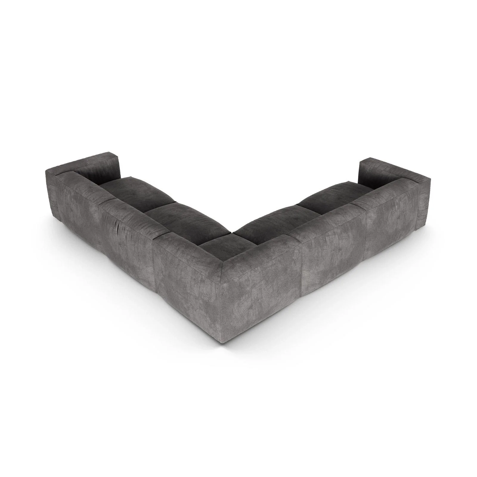 Martina modulares Ecksofa, Symmetrisch, Sitztiefe 90 cm, aus Samt, Cord, Boucle oder Strukturstoff, 330x330 cm - Image 23