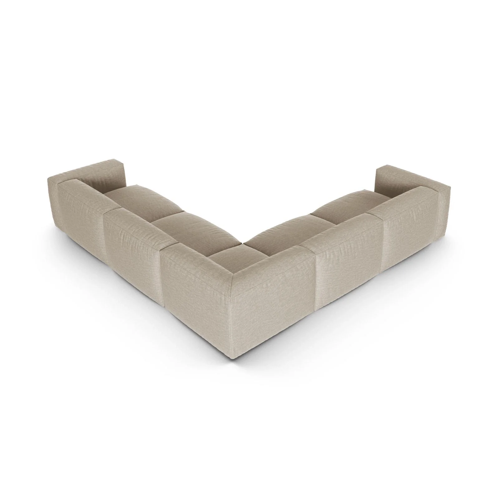 Martina modulares Ecksofa, Symmetrisch, Sitztiefe 90 cm, aus Samt, Cord, Boucle oder Strukturstoff, 330x330 cm - Image 27