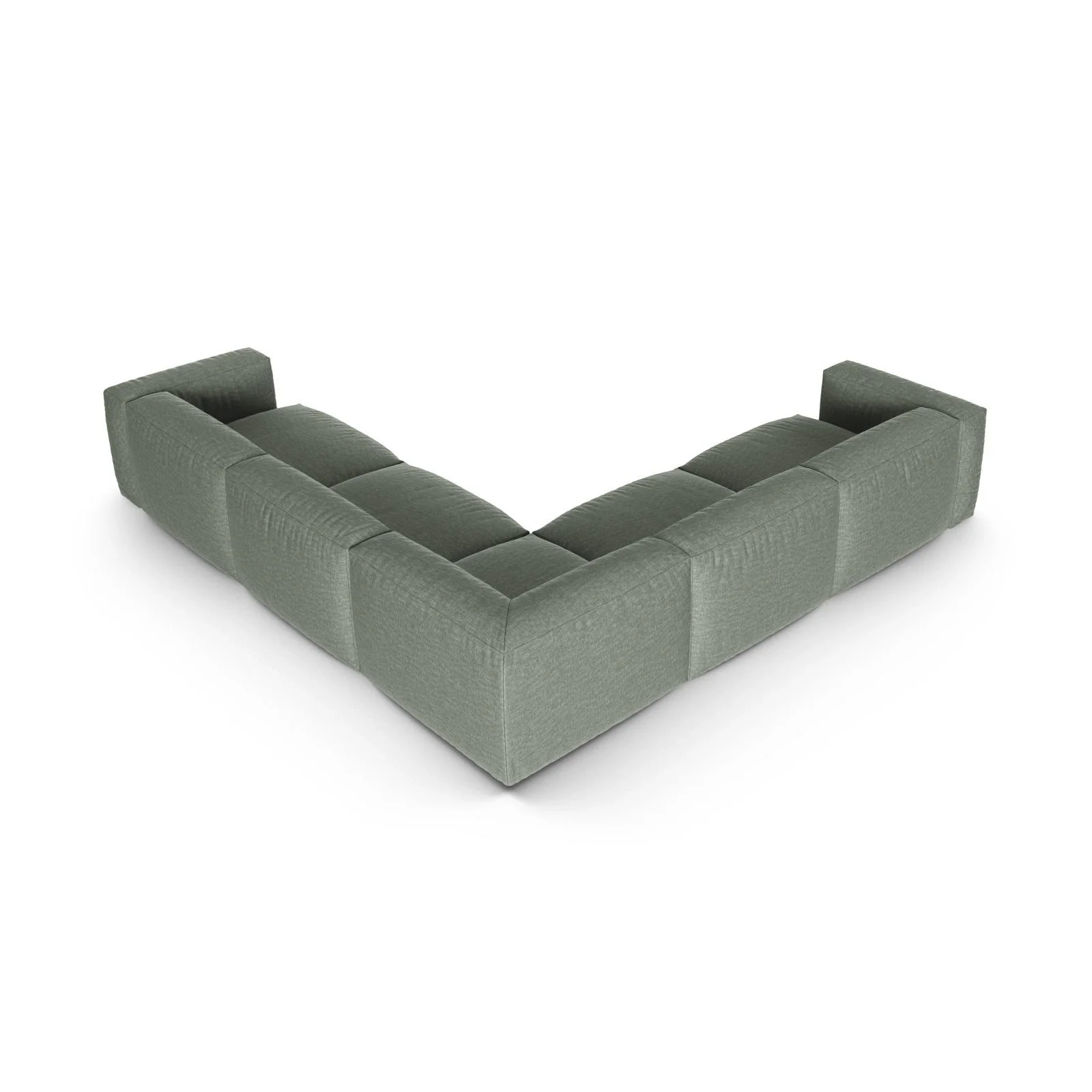 Martina modulares Ecksofa, Symmetrisch, Sitztiefe 90 cm, aus Samt, Cord, Boucle oder Strukturstoff, 330x330 cm - Image 31