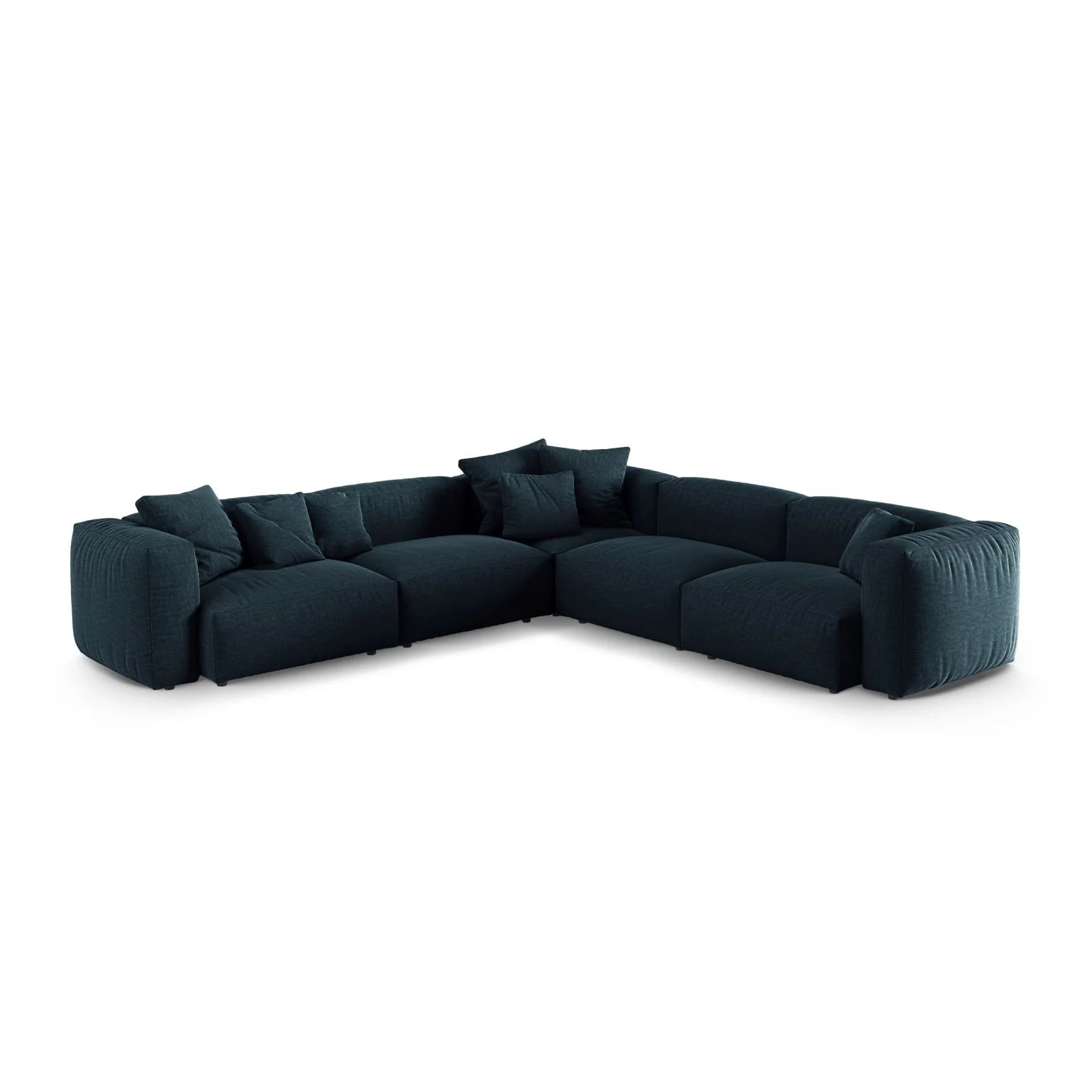 Martina modulares Ecksofa, Symmetrisch, Sitztiefe 90 cm, aus Samt, Cord, Boucle oder Strukturstoff, 330x330 cm - Image 33