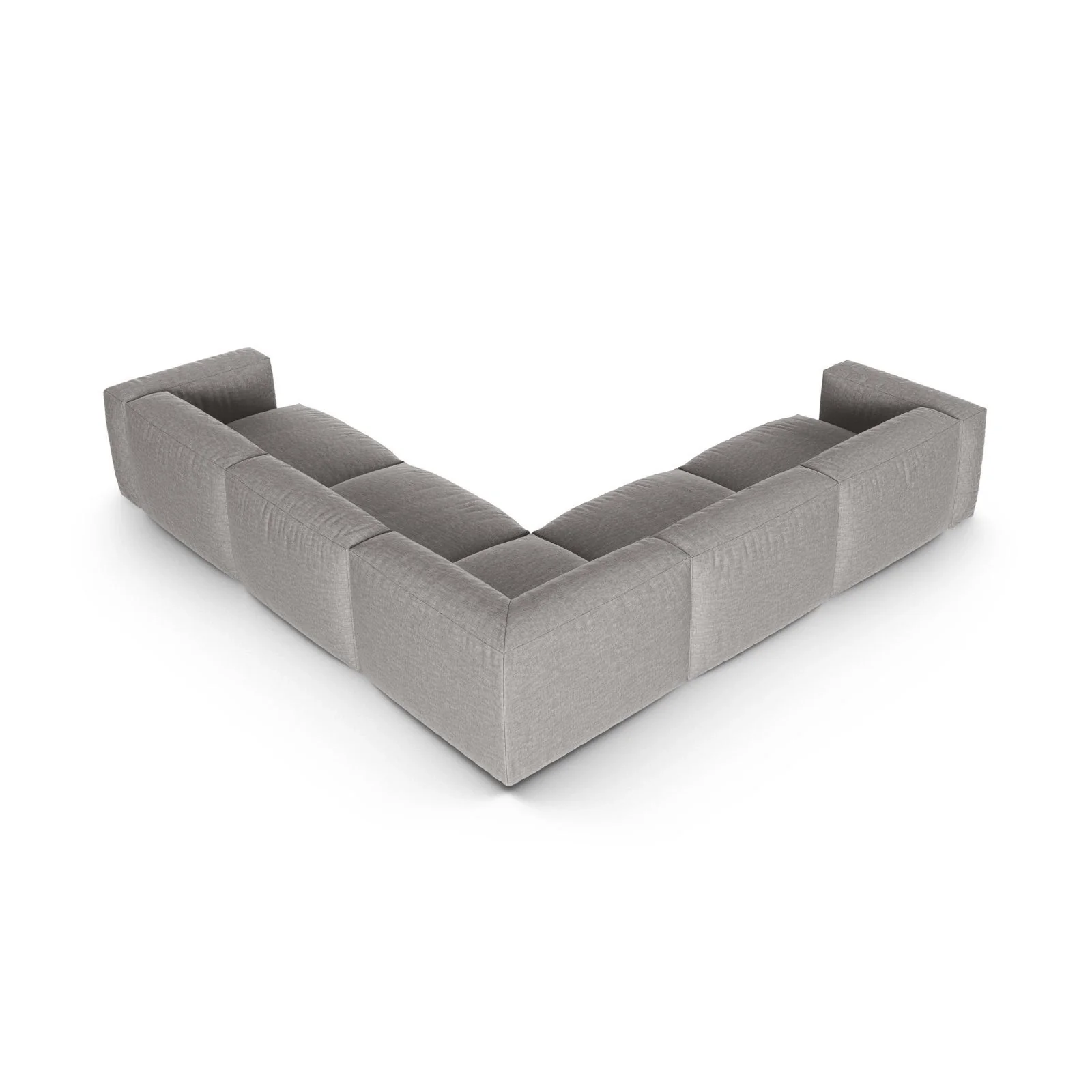 Martina modulares Ecksofa, Symmetrisch, Sitztiefe 90 cm, aus Samt, Cord, Boucle oder Strukturstoff, 330x330 cm - Image 43