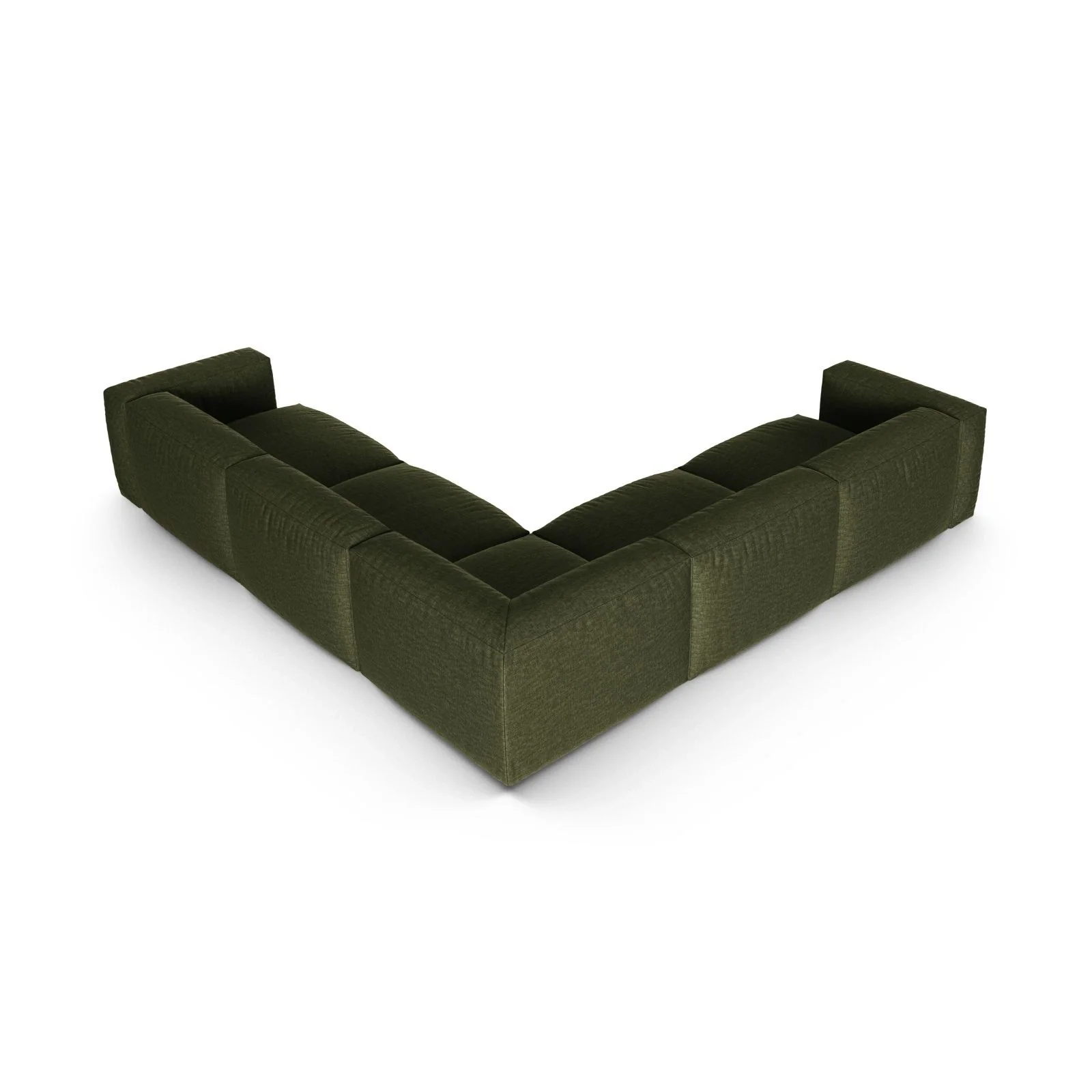 Martina modulares Ecksofa, Symmetrisch, Sitztiefe 90 cm, aus Samt, Cord, Boucle oder Strukturstoff, 330x330 cm - Image 47