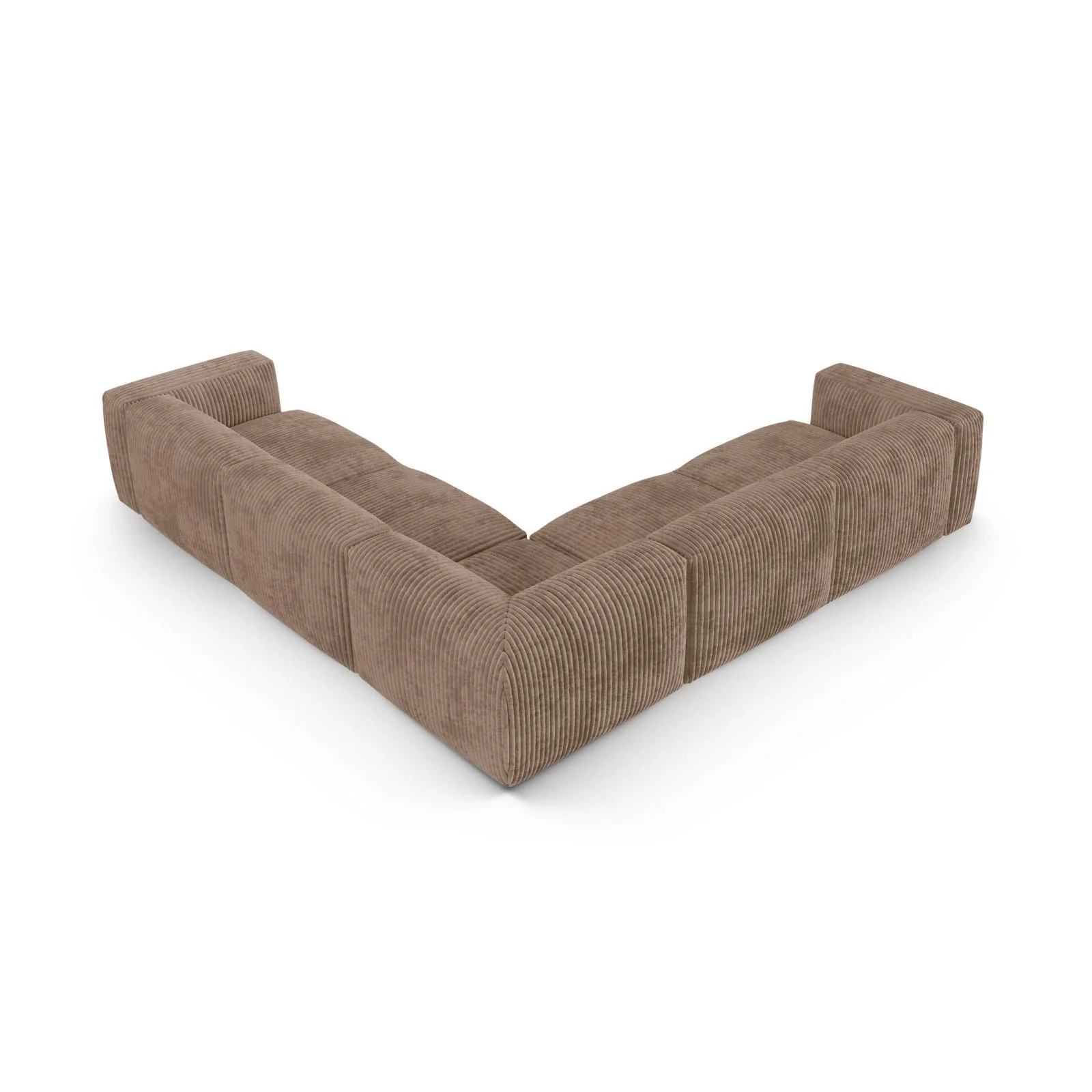 Martina modulares Ecksofa, Symmetrisch, Sitztiefe 90 cm, aus Samt, Cord, Boucle oder Strukturstoff, 330x330 cm - Image 59