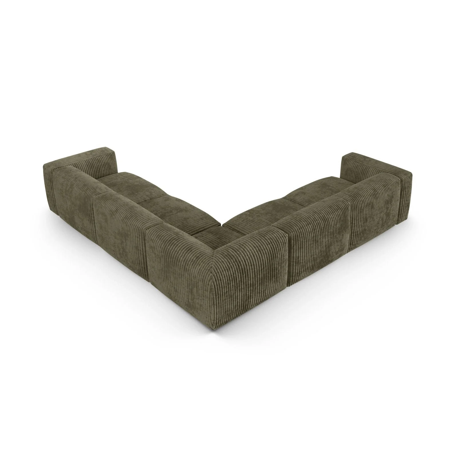 Martina modulares Ecksofa, Symmetrisch, Sitztiefe 90 cm, aus Samt, Cord, Boucle oder Strukturstoff, 330x330 cm - Image 63