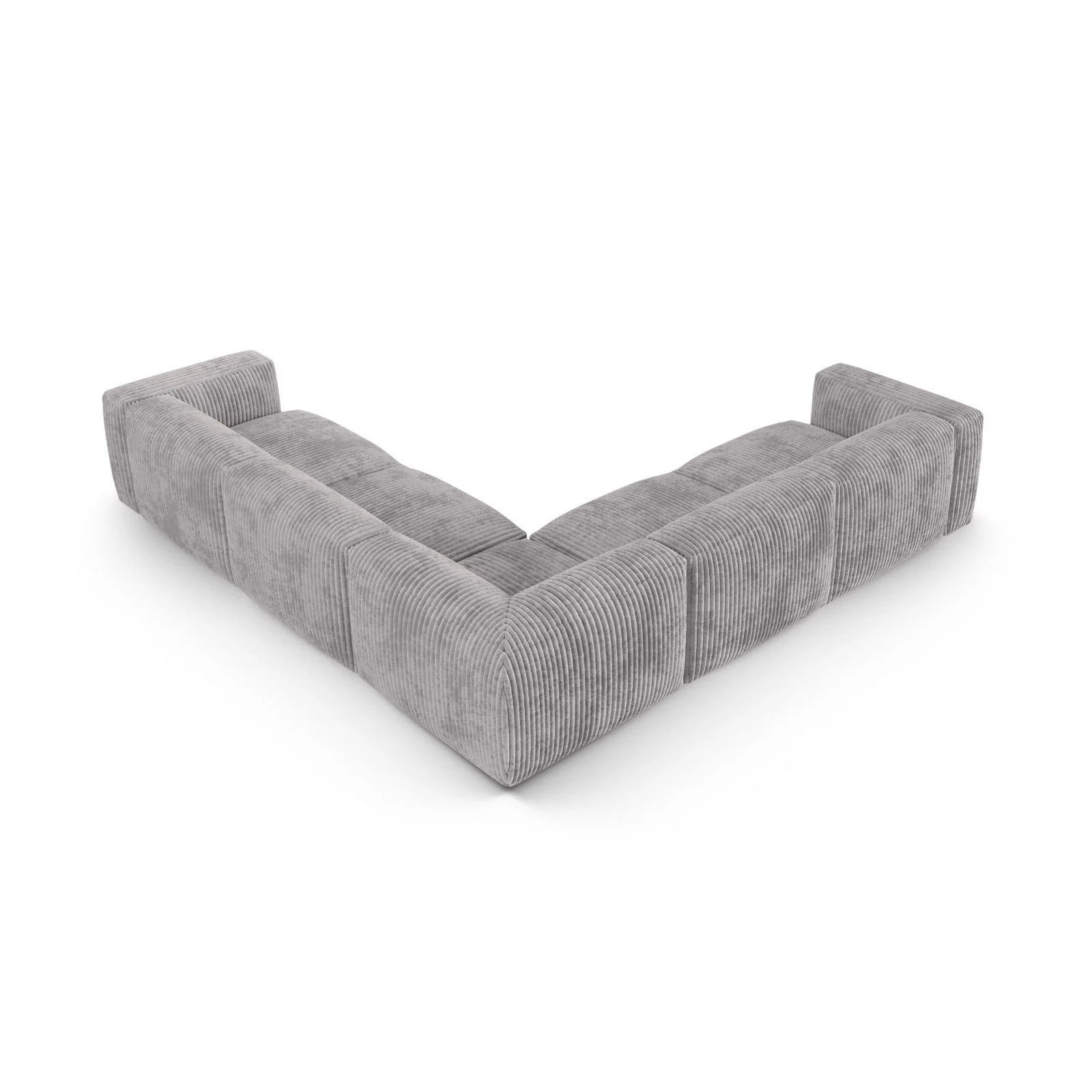 Martina modulares Ecksofa, Symmetrisch, Sitztiefe 90 cm, aus Samt, Cord, Boucle oder Strukturstoff, 330x330 cm - Image 67