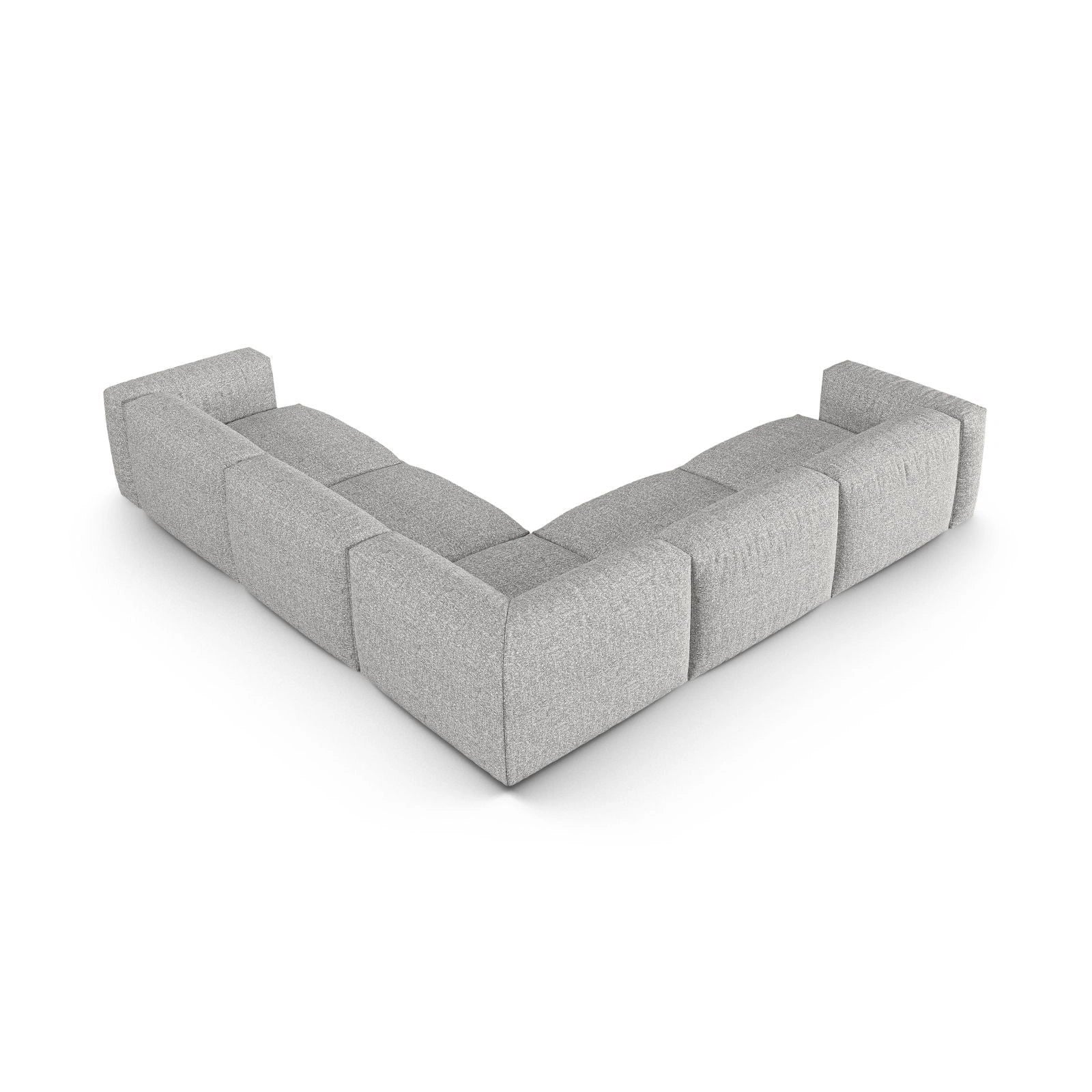 Martina modulares Ecksofa, Symmetrisch, Sitztiefe 90 cm, aus Samt, Cord, Boucle oder Strukturstoff, 330x330 cm - Image 79