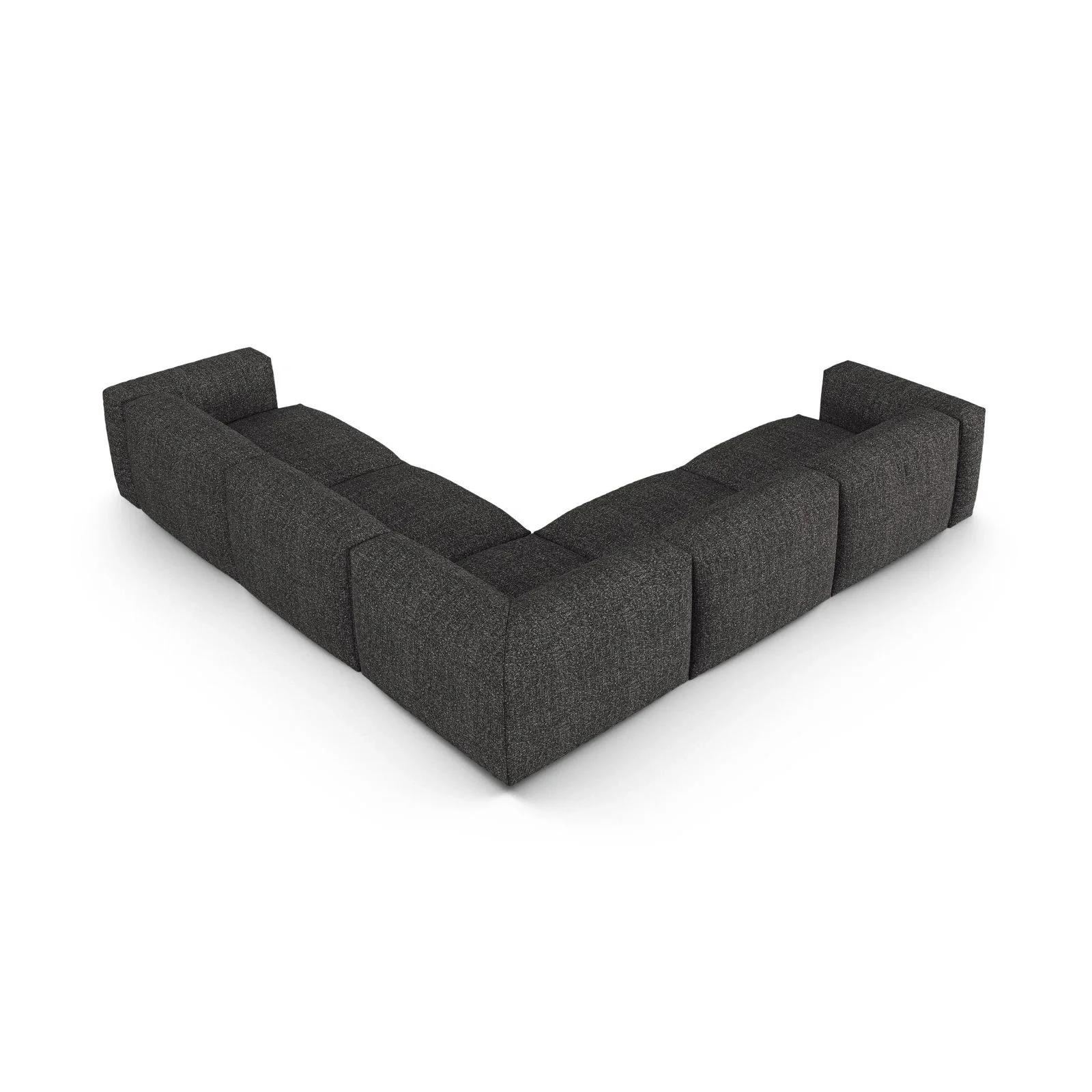 Martina modulares Ecksofa, Symmetrisch, Sitztiefe 90 cm, aus Samt, Cord, Boucle oder Strukturstoff, 330x330 cm - Image 83
