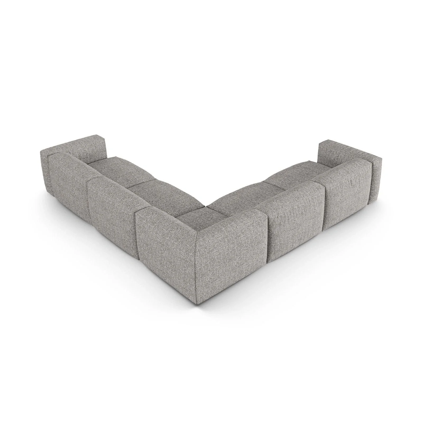 Martina modulares Ecksofa, Symmetrisch, Sitztiefe 90 cm, aus Samt, Cord, Boucle oder Strukturstoff, 330x330 cm - Image 87