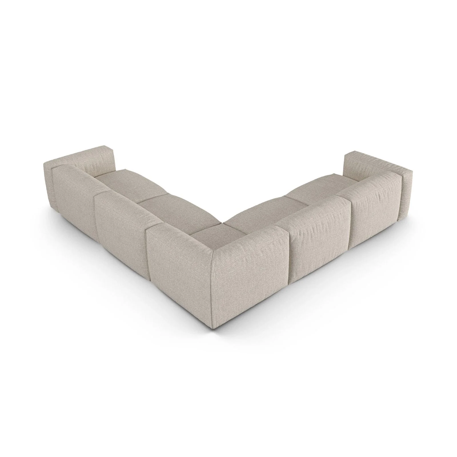 Martina modulares Ecksofa, Symmetrisch, Sitztiefe 90 cm, aus Samt, Cord, Boucle oder Strukturstoff, 330x330 cm - Image 91