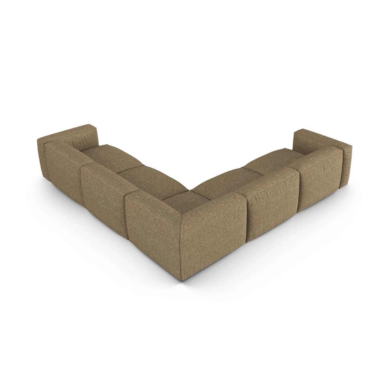 Martina modulares Ecksofa, Symmetrisch, Sitztiefe 90 cm, aus Samt, Cord, Boucle oder Strukturstoff, 330x330 cm - Image 99