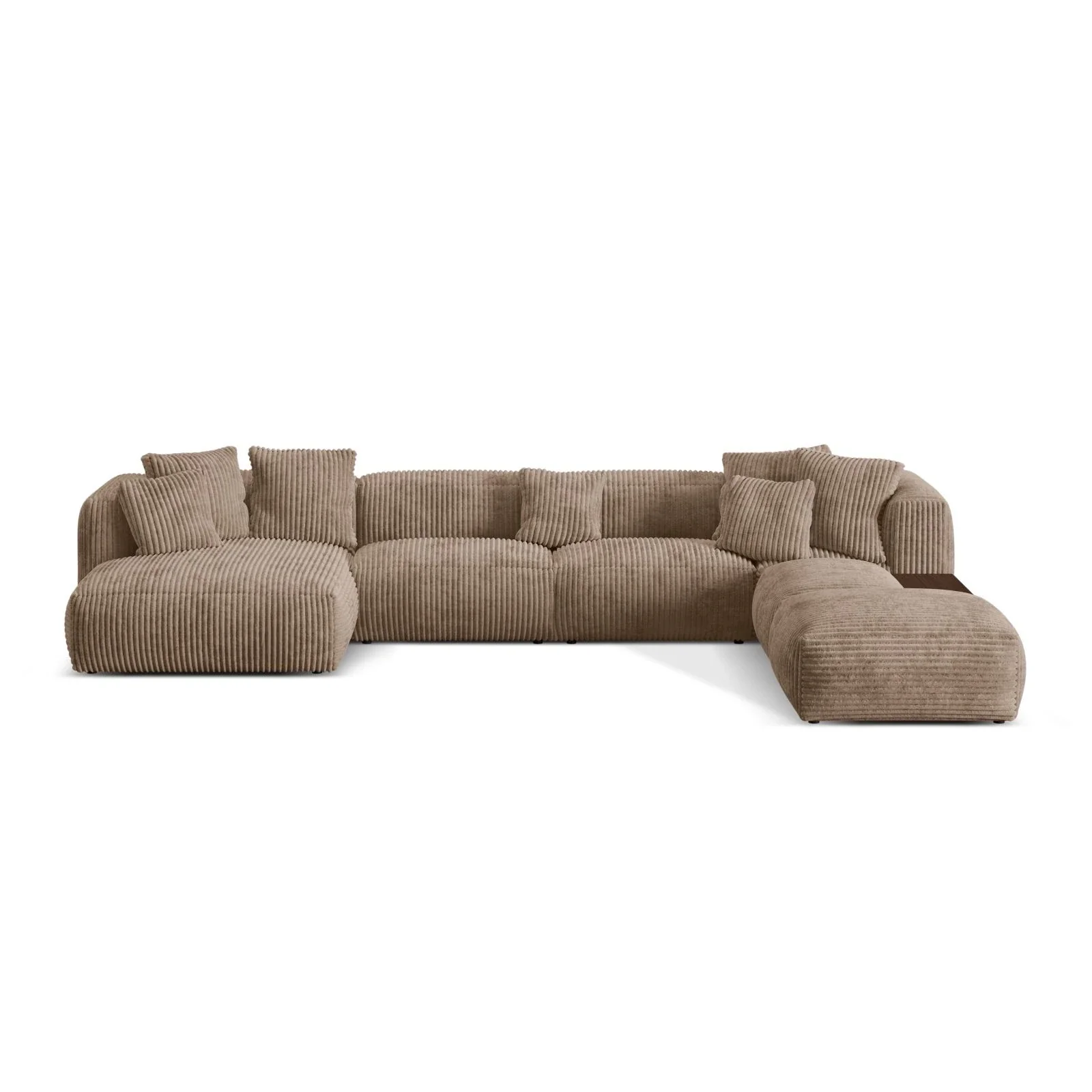 Martina modulares Panorama-Sofa, Rechts, mit Bezug aus Samt, Cord oder Strukturstoff, 406x280 cm - Image 71