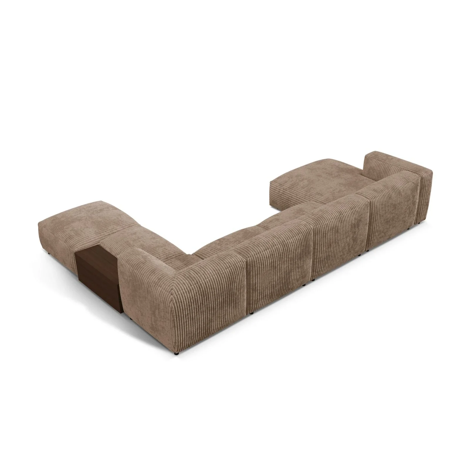 Martina modulares Panorama-Sofa, Rechts, mit Bezug aus Samt, Cord oder Strukturstoff, 406x280 cm - Image 73
