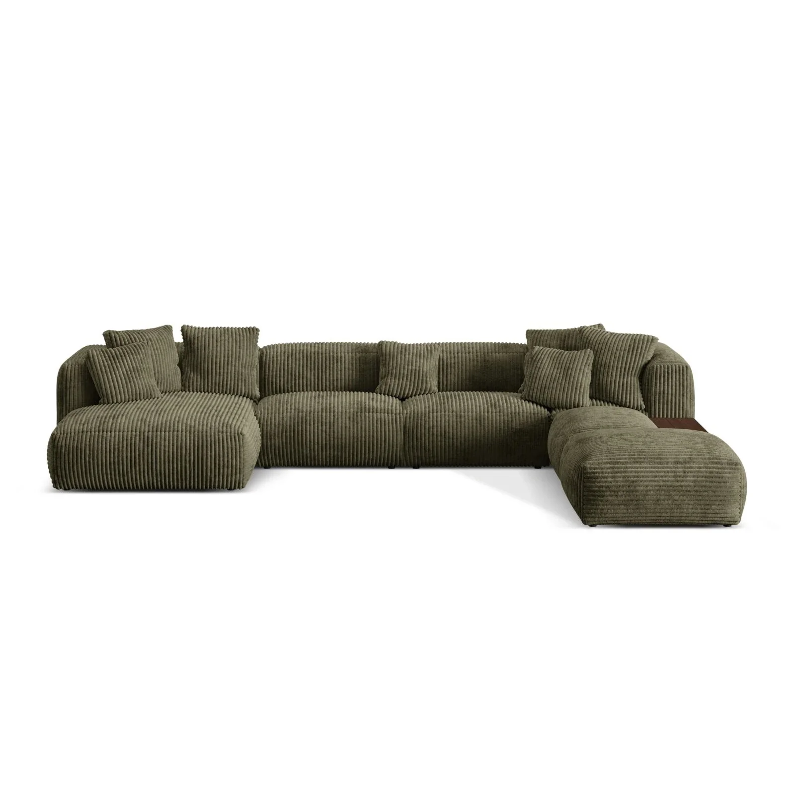 Martina modulares Panorama-Sofa, Rechts, mit Bezug aus Samt, Cord oder Strukturstoff, 406x280 cm - Image 76