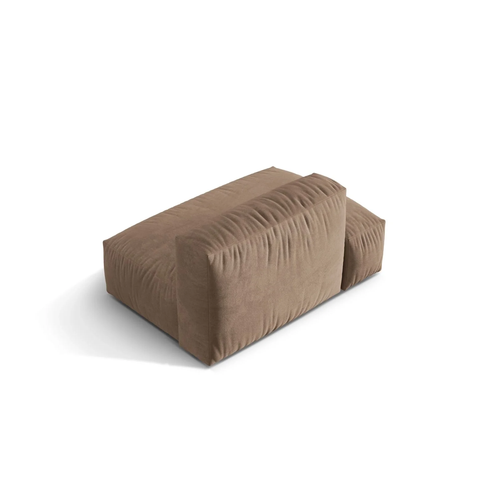 Martina Modulares Sofa Sitzelement, Linke Seite, aus Samt, Cord, Boucle oder Strukturstoff, 133x106 cm - Image 10