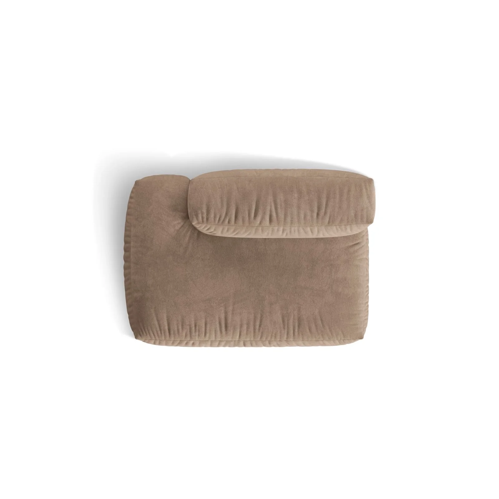 Martina Modulares Sofa Sitzelement, Linke Seite, aus Samt, Cord, Boucle oder Strukturstoff, 133x106 cm - Image 11