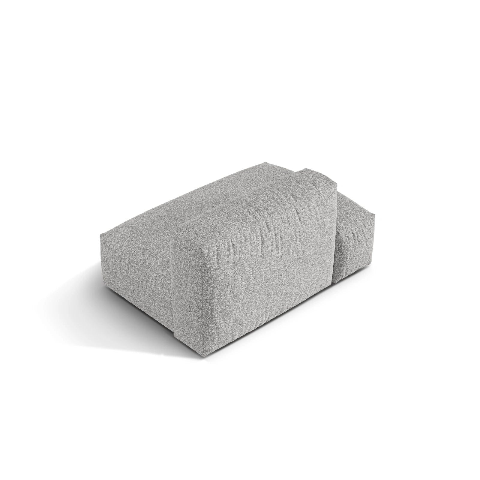 Martina Modulares Sofa Sitzelement, Linke Seite, aus Samt, Cord, Boucle oder Strukturstoff, 133x106 cm - Image 118