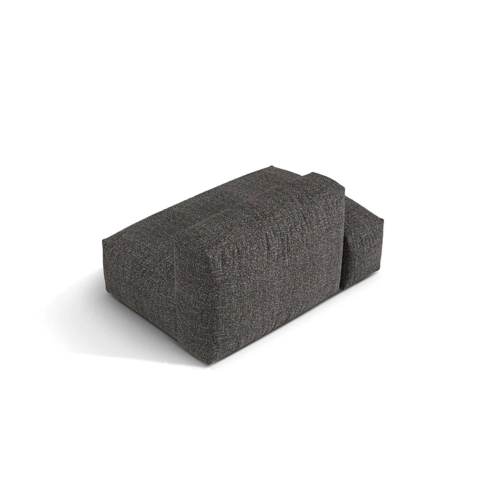 Martina Modulares Sofa Sitzelement, Linke Seite, aus Samt, Cord, Boucle oder Strukturstoff, 133x106 cm - Image 124