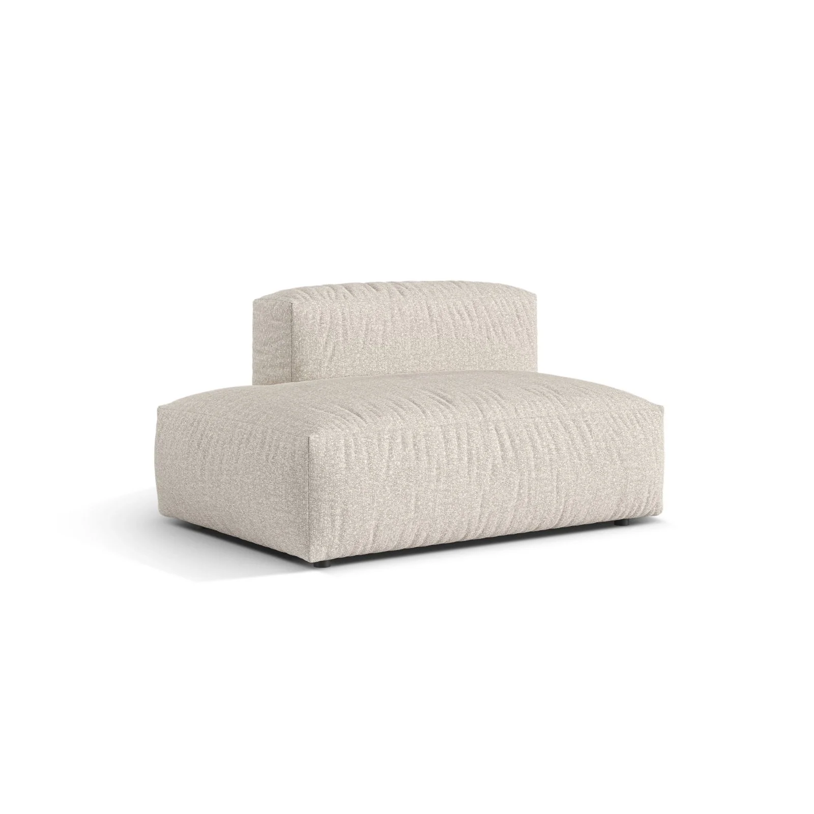 Martina Modulares Sofa Sitzelement, Linke Seite, aus Samt, Cord, Boucle oder Strukturstoff, 133x106 cm - Image 135