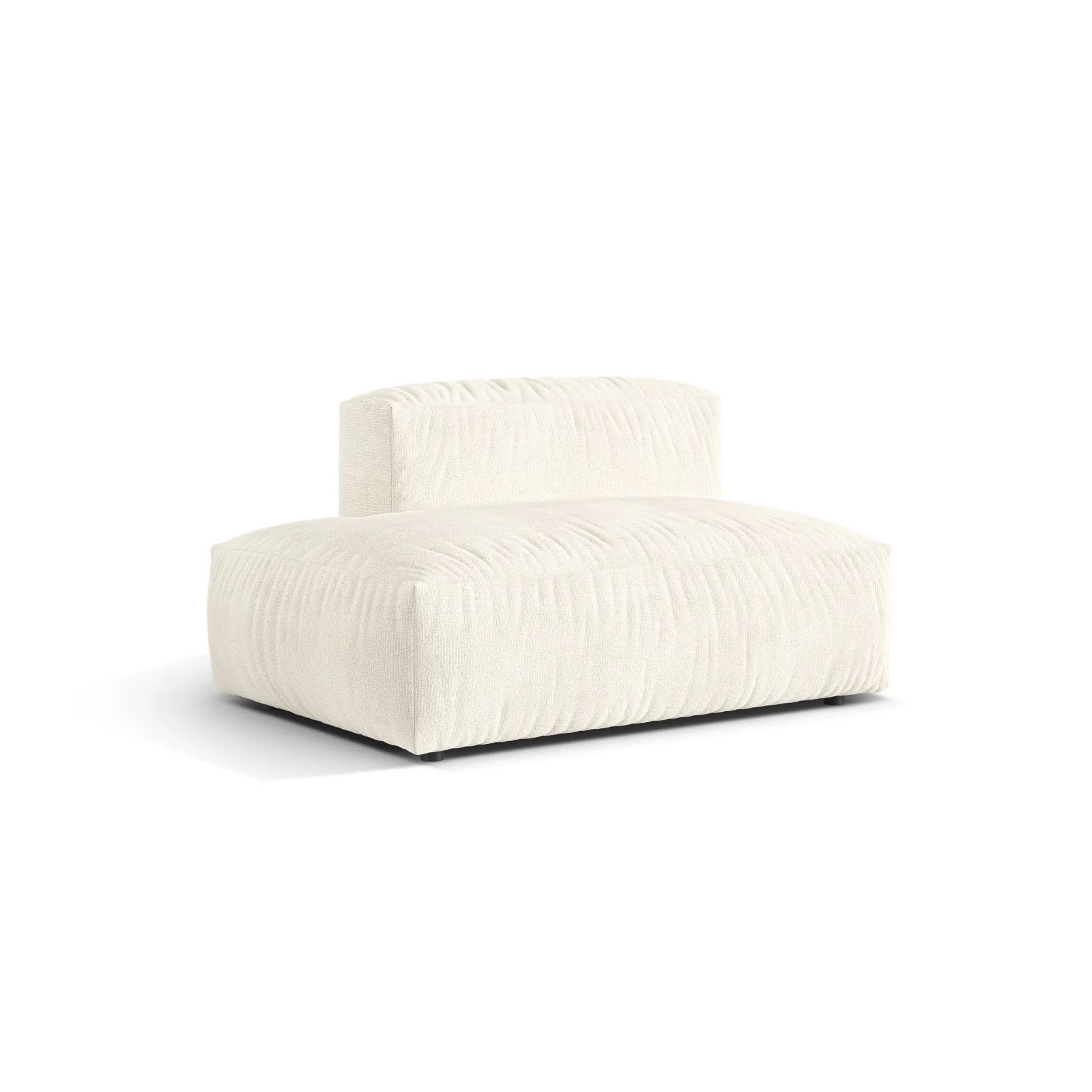 Martina Modulares Sofa Sitzelement, Linke Seite, aus Samt, Cord, Boucle oder Strukturstoff, 133x106 cm - Image 141