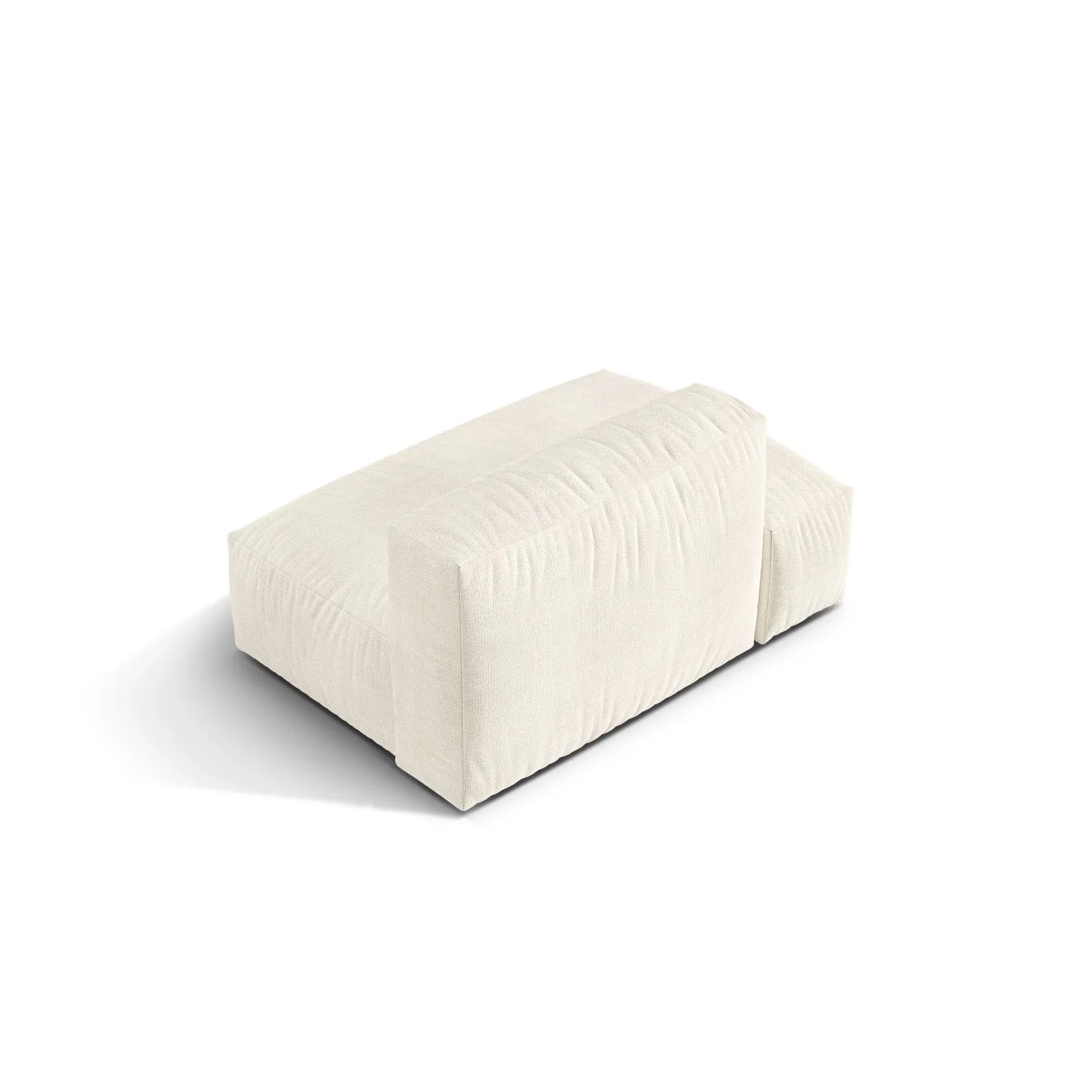 Martina Modulares Sofa Sitzelement, Linke Seite, aus Samt, Cord, Boucle oder Strukturstoff, 133x106 cm - Image 142