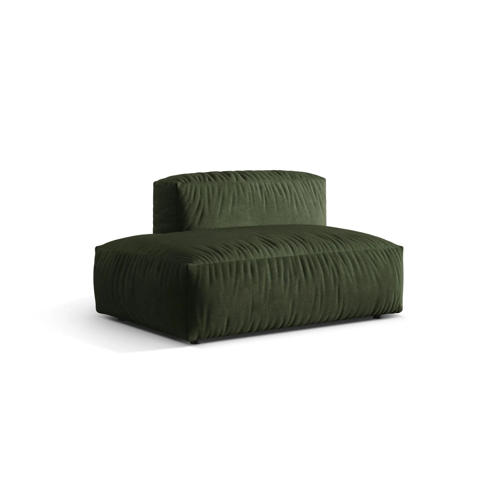 Martina Modulares Sofa Sitzelement, Linke Seite, aus Samt, Cord, Boucle oder Strukturstoff, 133x106 cm - Image 15