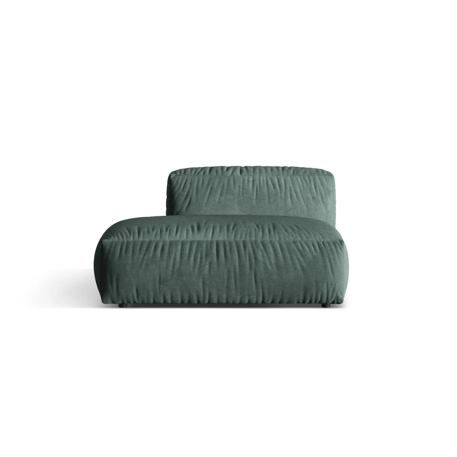Martina Modulares Sofa Sitzelement, Linke Seite, aus Samt, Cord, Boucle oder Strukturstoff, 133x106 cm - Image 19