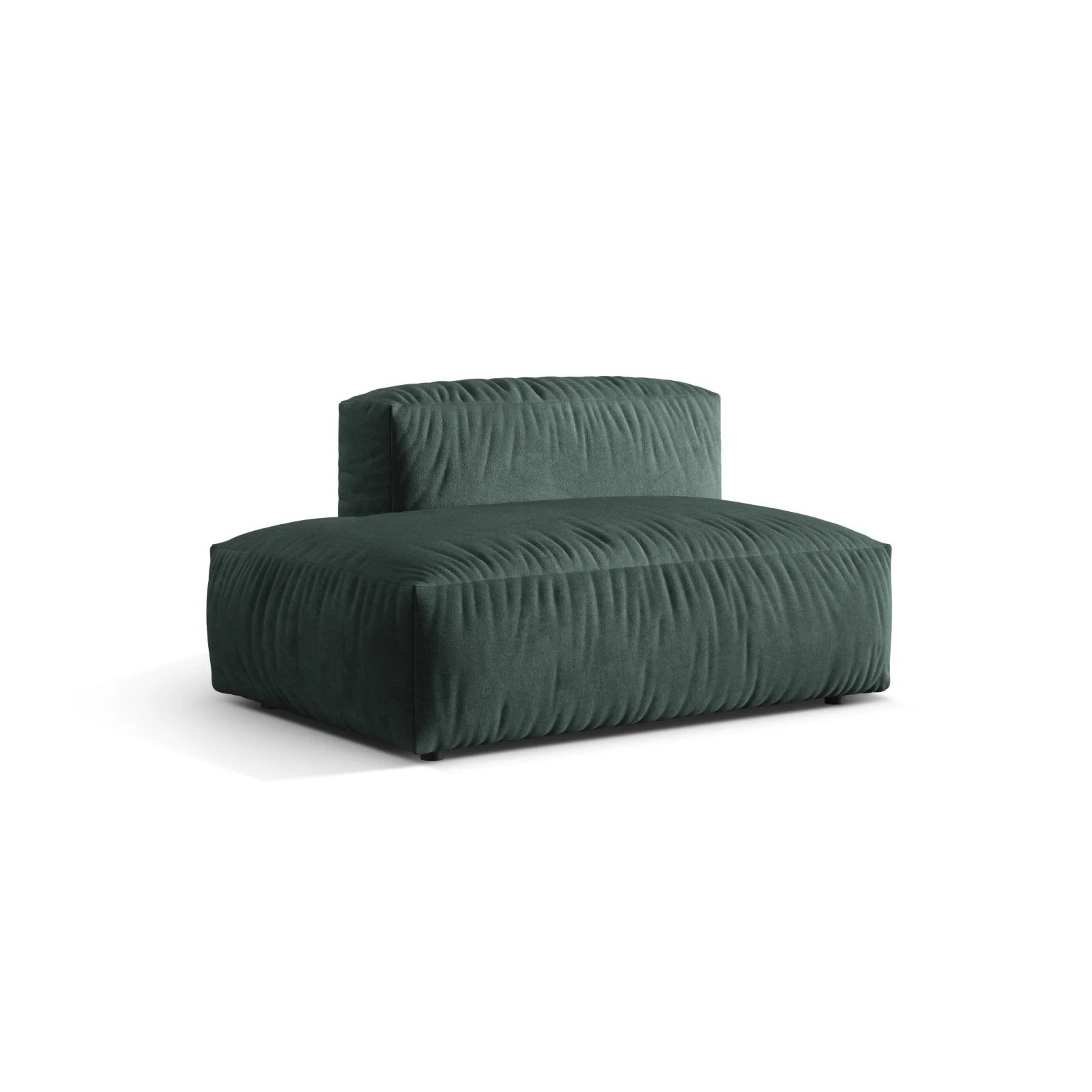 Martina Modulares Sofa Sitzelement, Linke Seite, aus Samt, Cord, Boucle oder Strukturstoff, 133x106 cm - Image 21