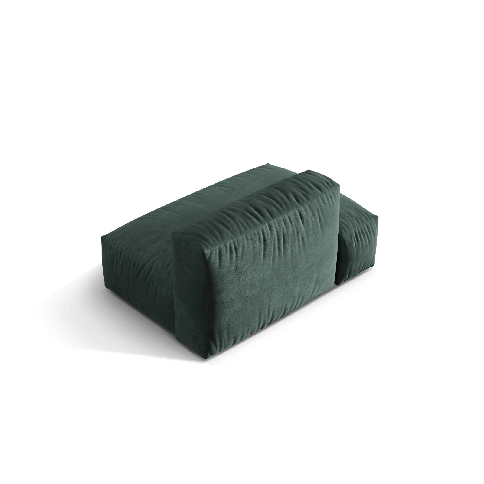 Martina Modulares Sofa Sitzelement, Linke Seite, aus Samt, Cord, Boucle oder Strukturstoff, 133x106 cm - Image 22