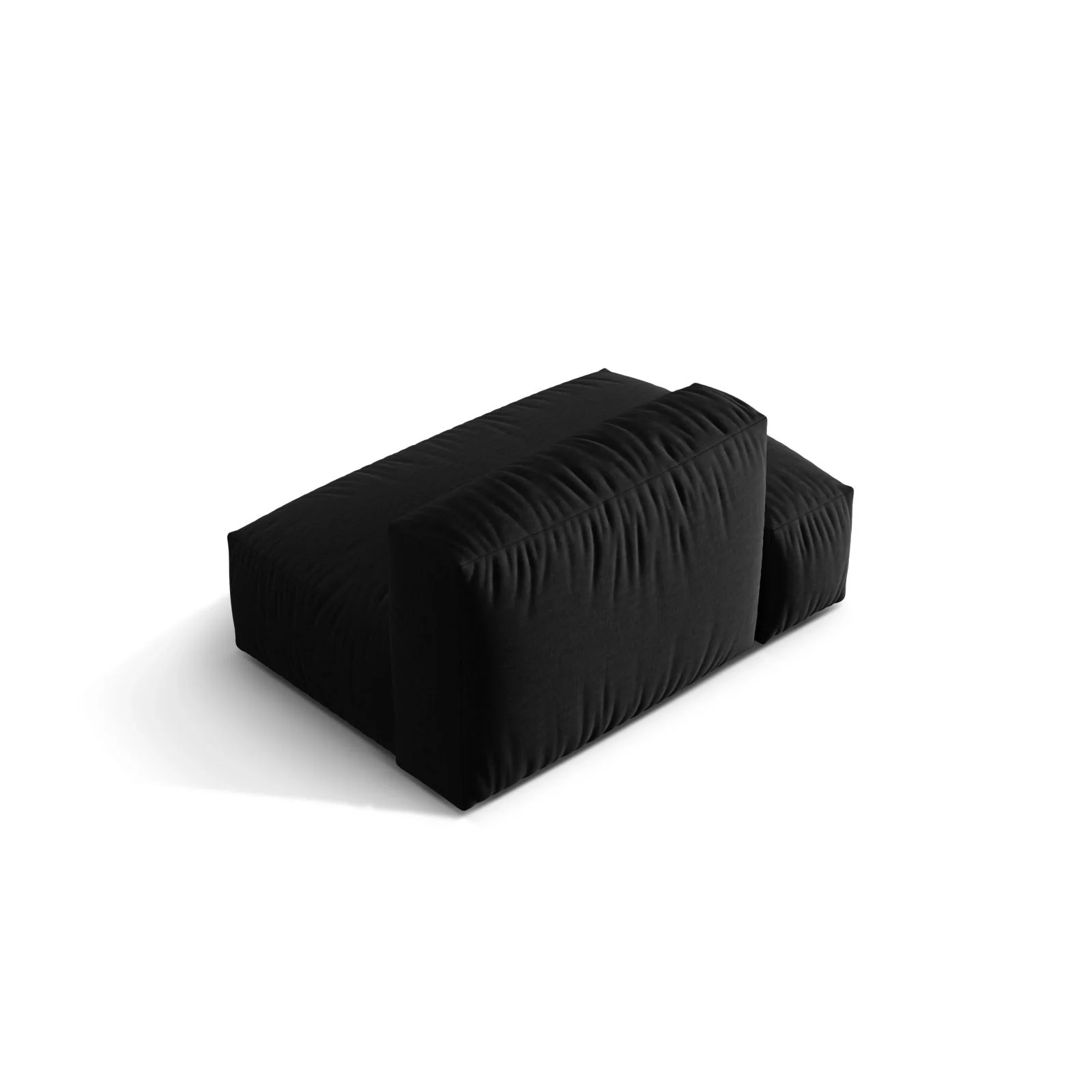 Martina Modulares Sofa Sitzelement, Linke Seite, aus Samt, Cord, Boucle oder Strukturstoff, 133x106 cm - Image 58