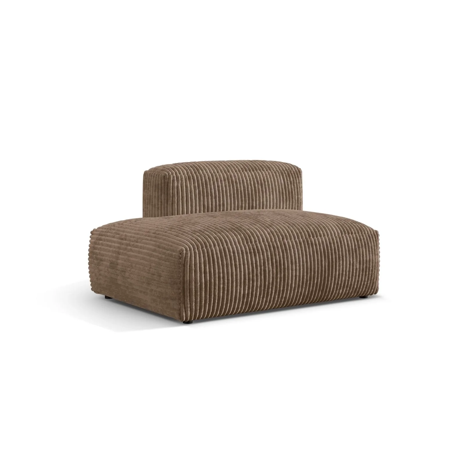 Martina Modulares Sofa Sitzelement, Linke Seite, aus Samt, Cord, Boucle oder Strukturstoff, 133x106 cm - Image 87