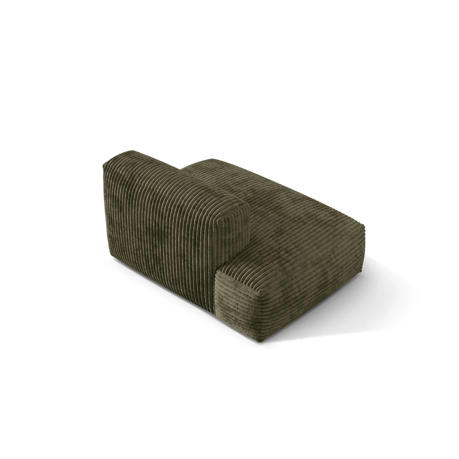 Martina Modulares Sofa Sitzelement, Linke Seite, aus Samt, Cord, Boucle oder Strukturstoff, 133x106 cm - Image 94