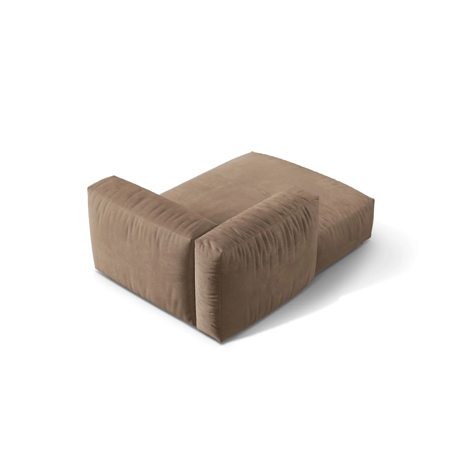 Martina Modulares Sofa Sitzelement, Linke Seite, aus Samt, Cord, Boucle oder Strukturstoff, 176x120 cm - Image 10