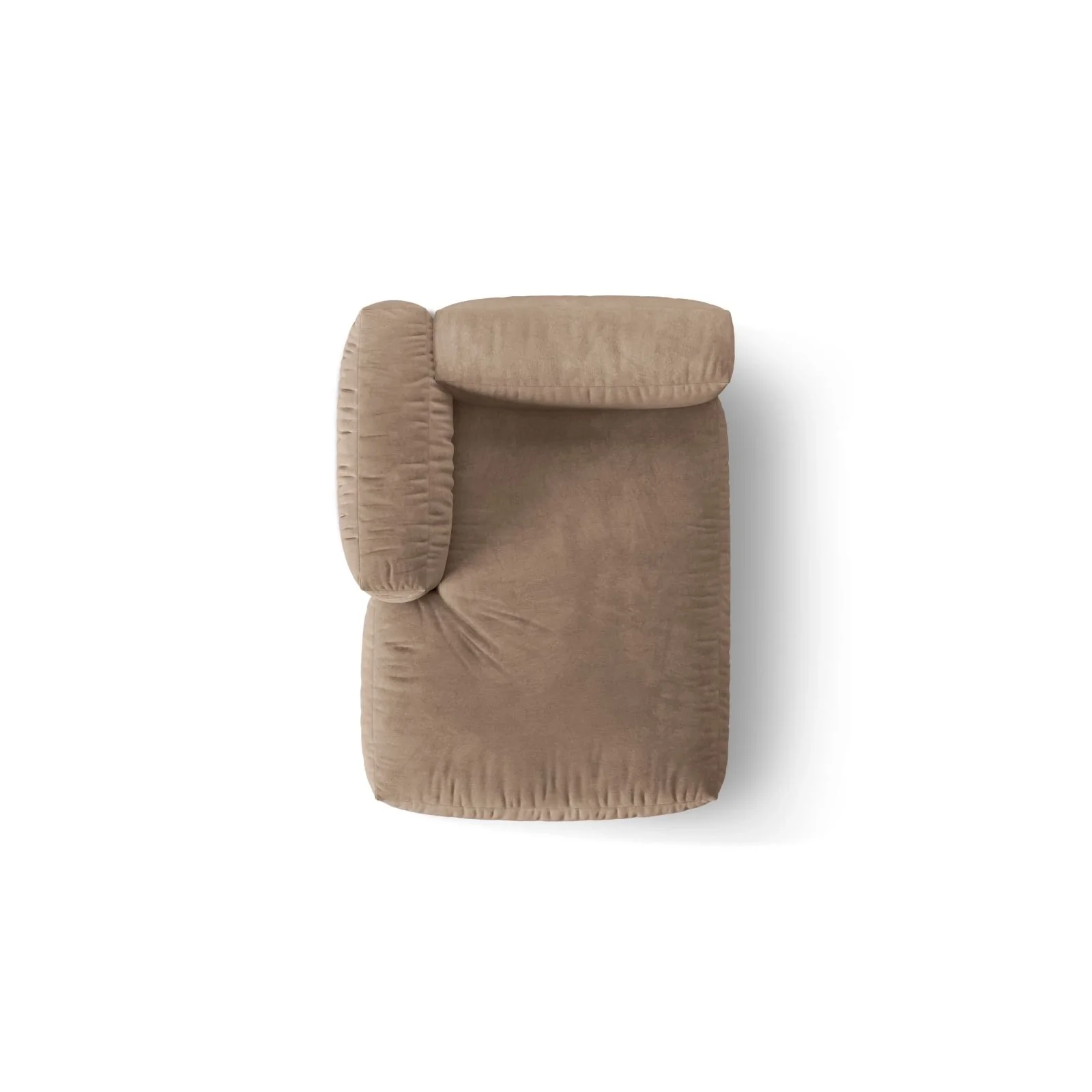 Martina Modulares Sofa Sitzelement, Linke Seite, aus Samt, Cord, Boucle oder Strukturstoff, 176x120 cm - Image 11