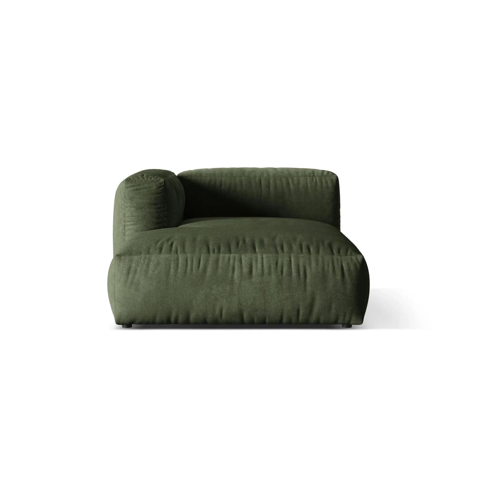Martina Modulares Sofa Sitzelement, Linke Seite, aus Samt, Cord, Boucle oder Strukturstoff, 176x120 cm - Image 13