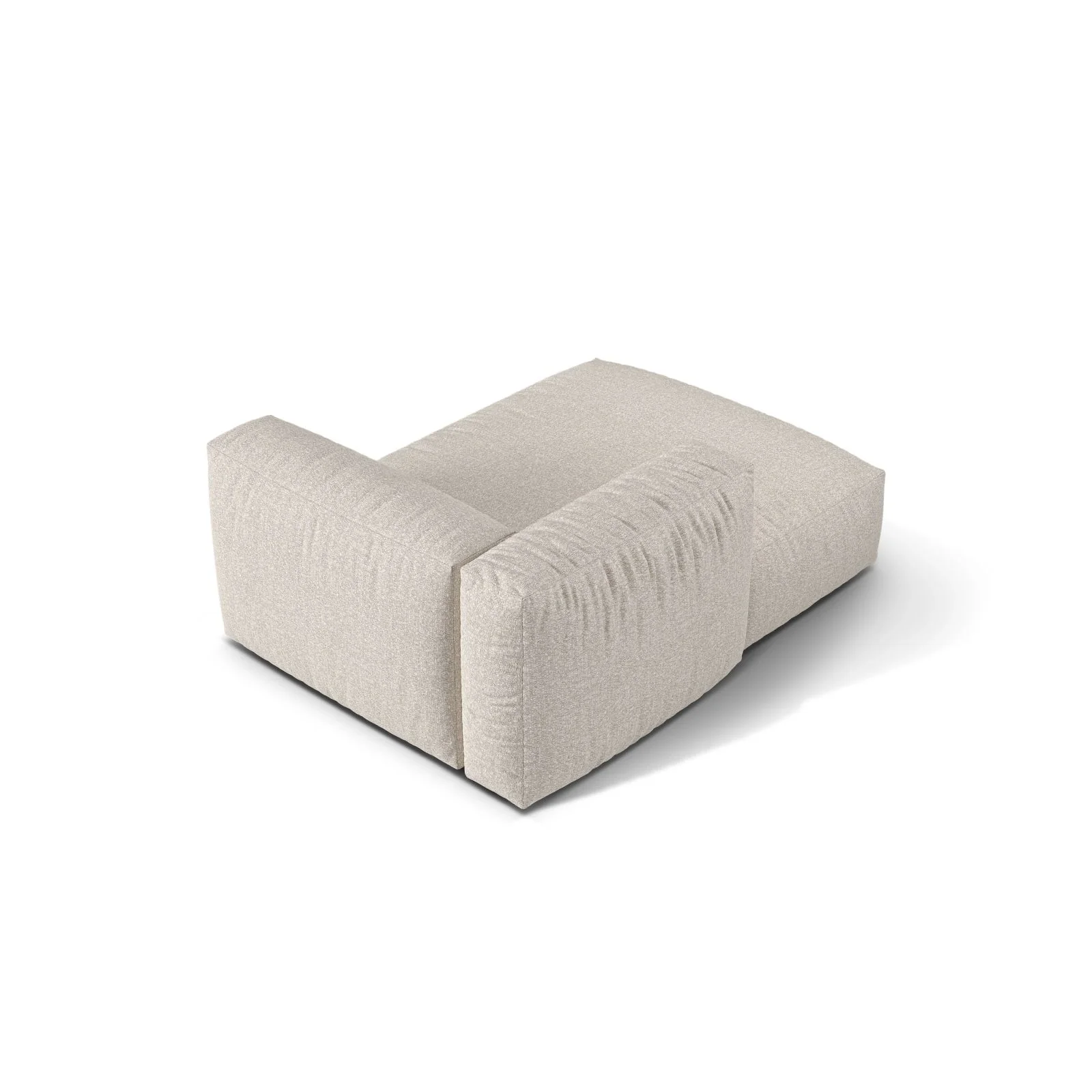 Martina Modulares Sofa Sitzelement, Linke Seite, aus Samt, Cord, Boucle oder Strukturstoff, 176x120 cm - Image 136