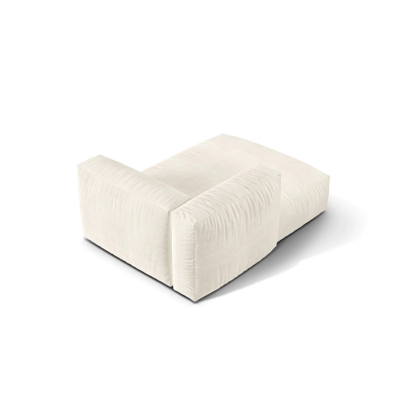 Martina Modulares Sofa Sitzelement, Linke Seite, aus Samt, Cord, Boucle oder Strukturstoff, 176x120 cm - Image 142