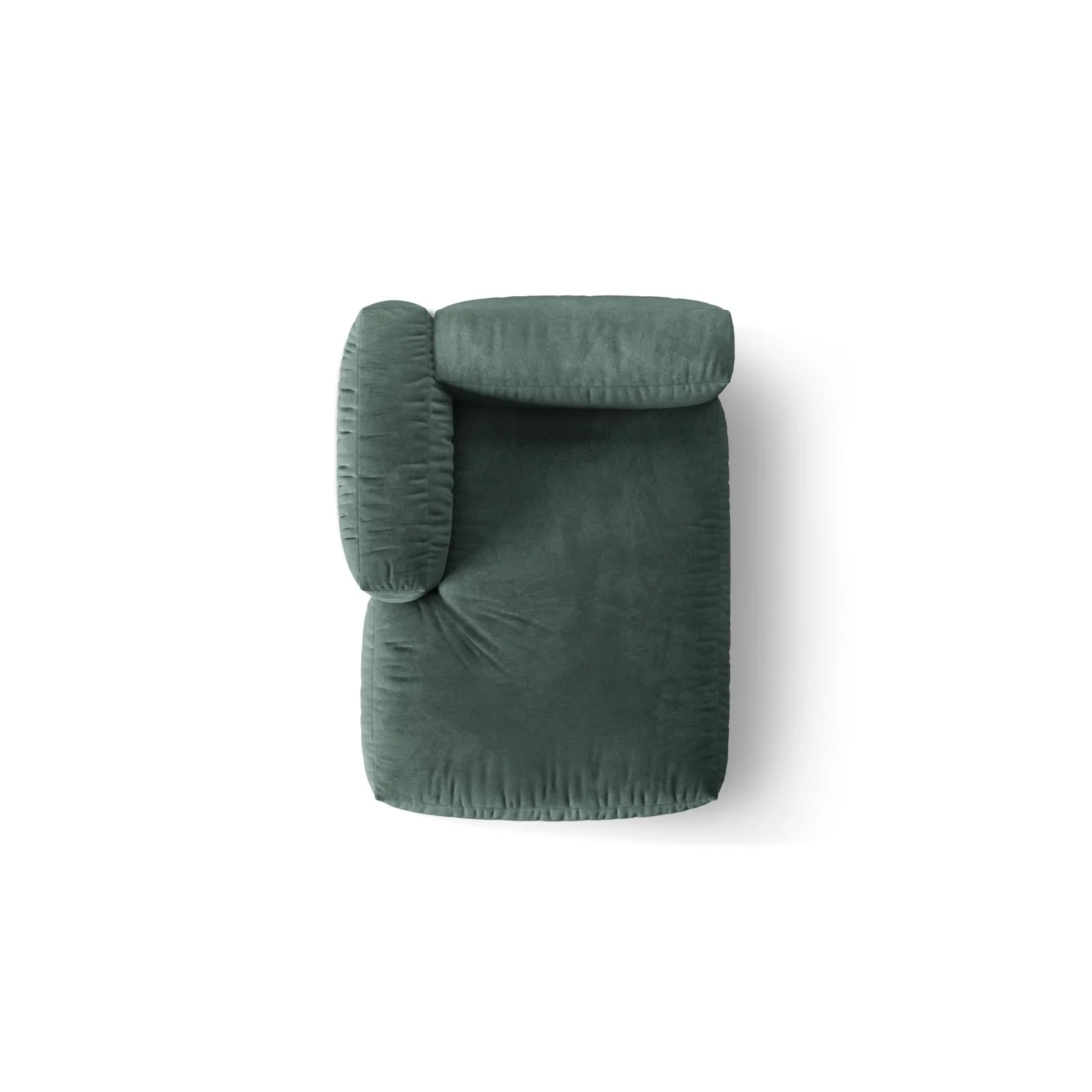Martina Modulares Sofa Sitzelement, Linke Seite, aus Samt, Cord, Boucle oder Strukturstoff, 176x120 cm - Image 23