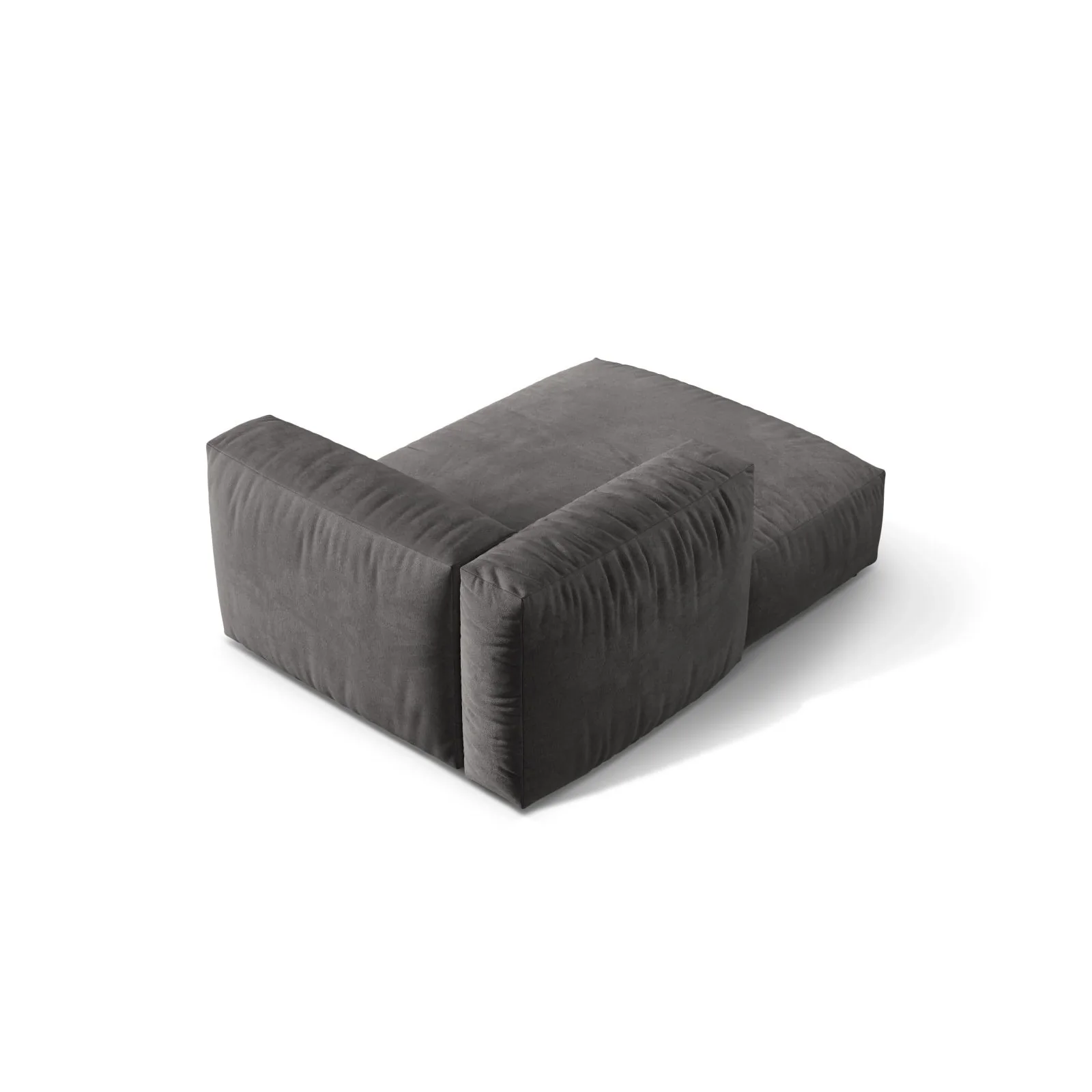 Martina Modulares Sofa Sitzelement, Linke Seite, aus Samt, Cord, Boucle oder Strukturstoff, 176x120 cm - Image 34